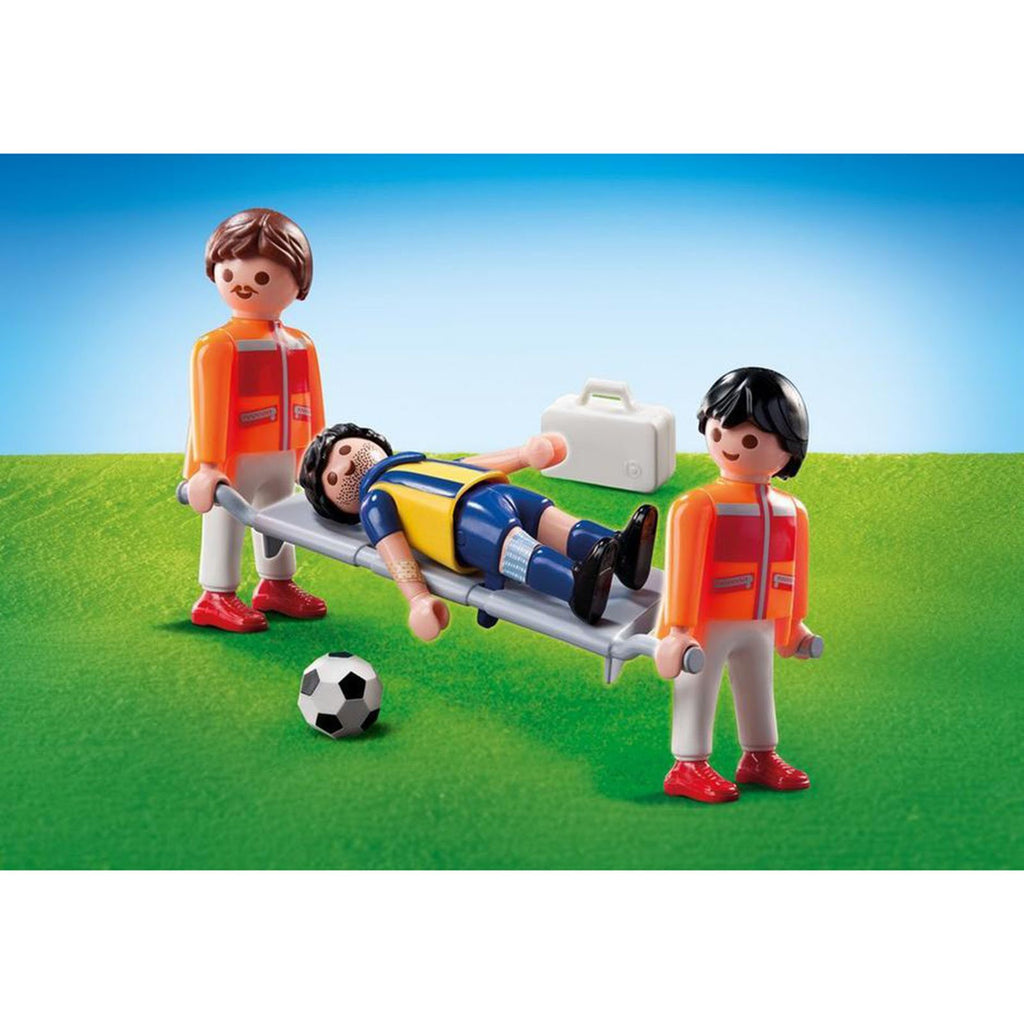 Playmobil Paramedics With Soccer Player Building Set 9826