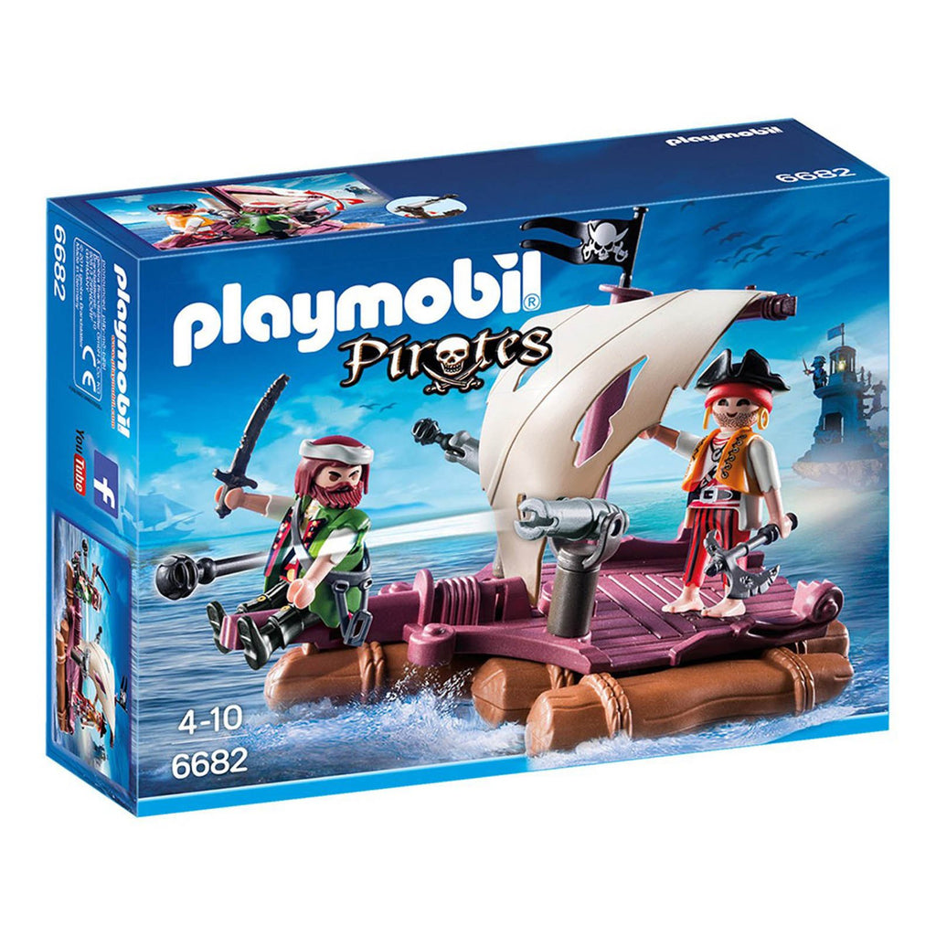 Playmobil Pirates Pirate Raft Building Set 6682 - Radar Toys