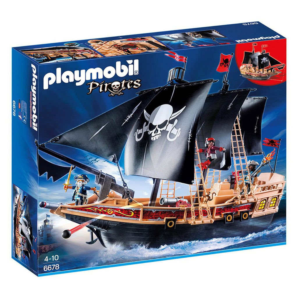Playmobil Pirates Raiders' Ship Building Set 6678 - Radar Toys
