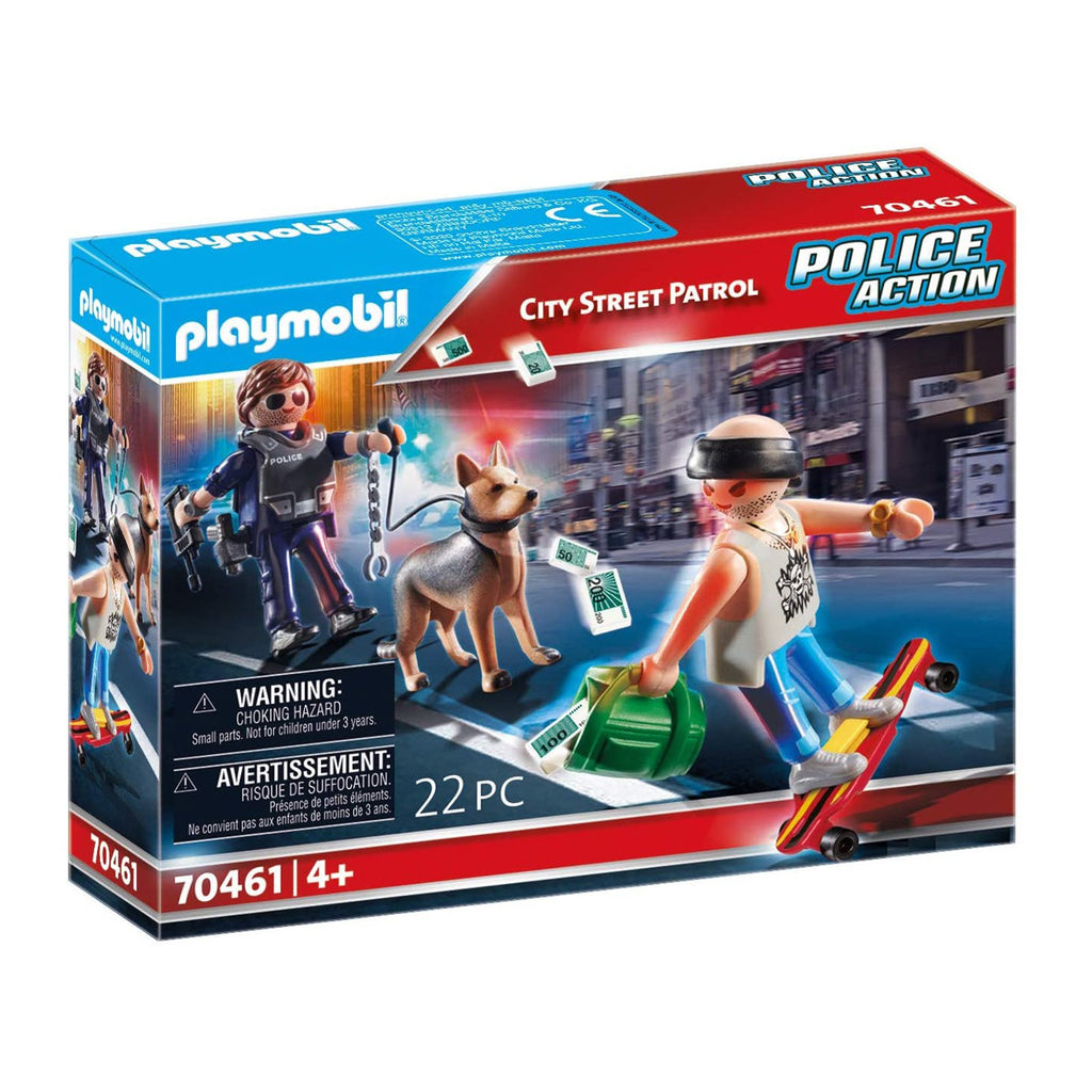 Playmobil Police Action City Street Patrol Building Set 70461
