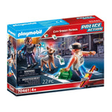 Playmobil Police Action City Street Patrol Building Set 70461 - Radar Toys