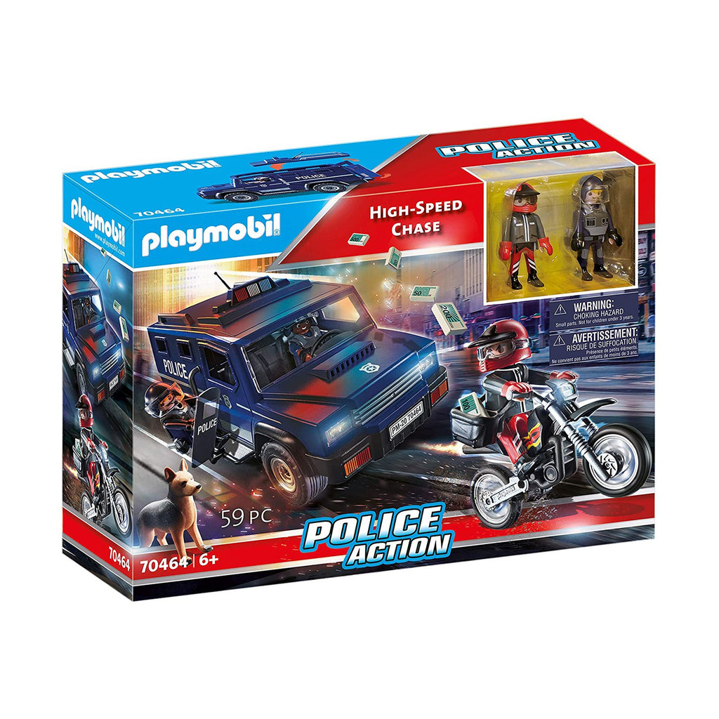 Playmobil Police Action High Speed Chase Building Set 70464