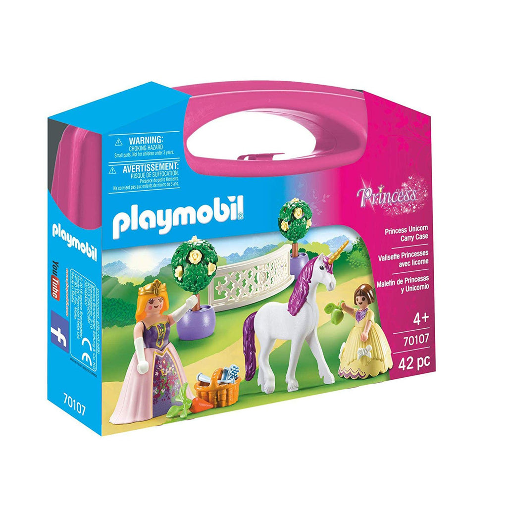 Playmobil Princess Unicorn Carry Case Building Set 70107 - Radar Toys