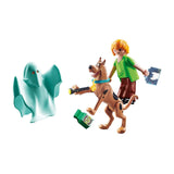 Playmobil Scooby-Doo Scooby & Shaggy With Ghost Building Set 70287 - Radar Toys