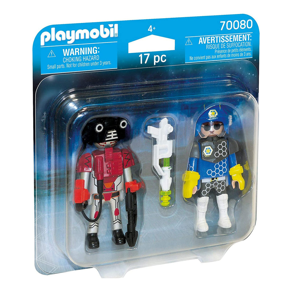 Playmobil Space Police Officer And Thief Building Set 70080 - Radar Toys