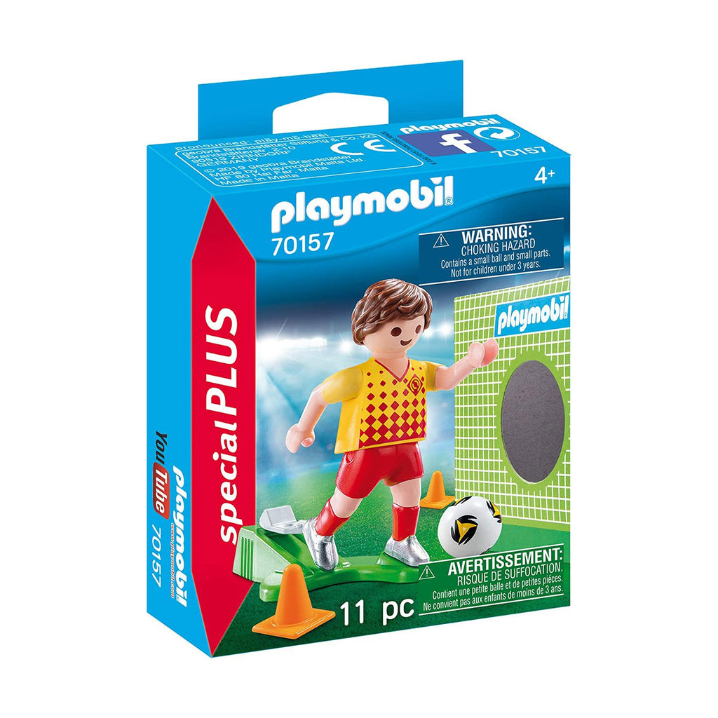 Playmobil Special Plus Soccer Player With Goal Building Set 70157 - Radar Toys