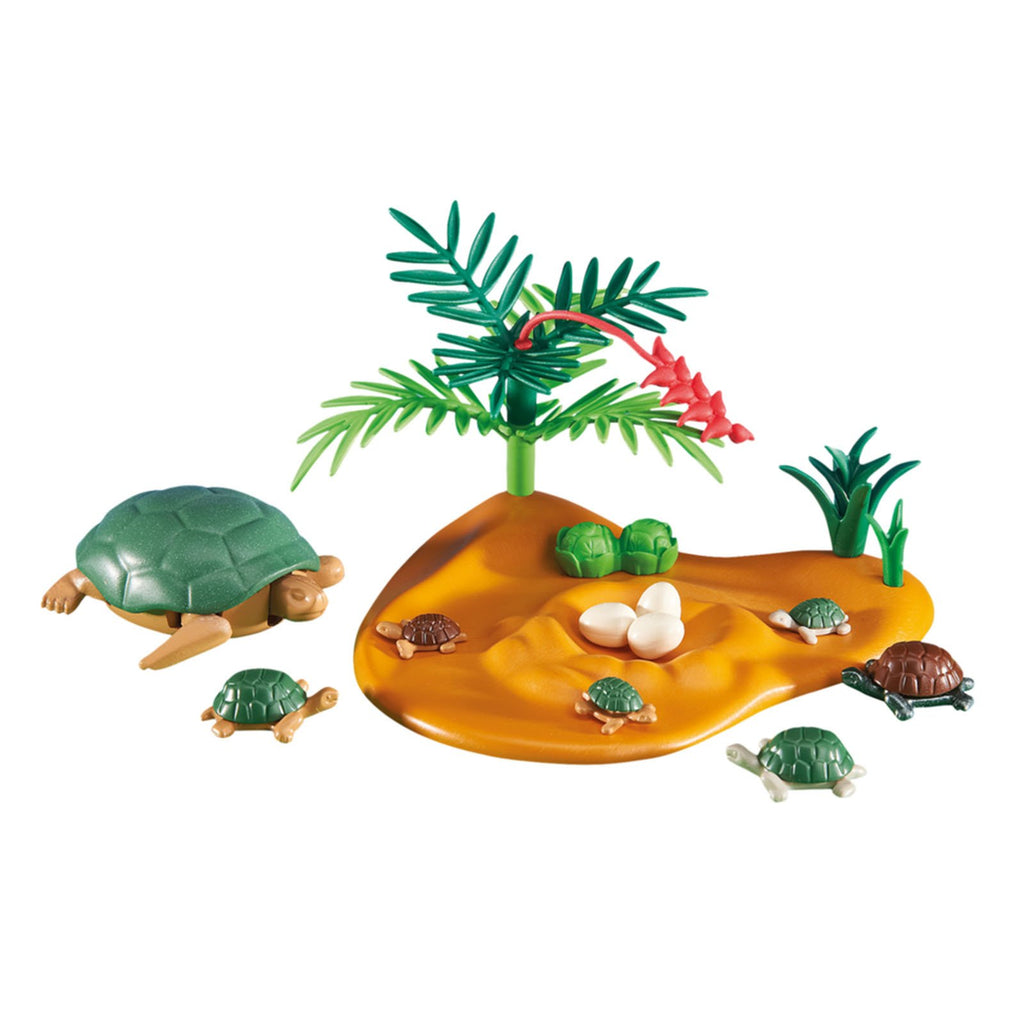 Playmobil Turtles With Babies Building Set 6420