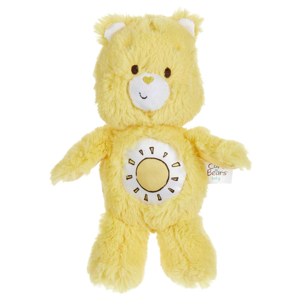 Care Bears Baby Bedtime Bear Yellow Bean Bag Plush Rattle