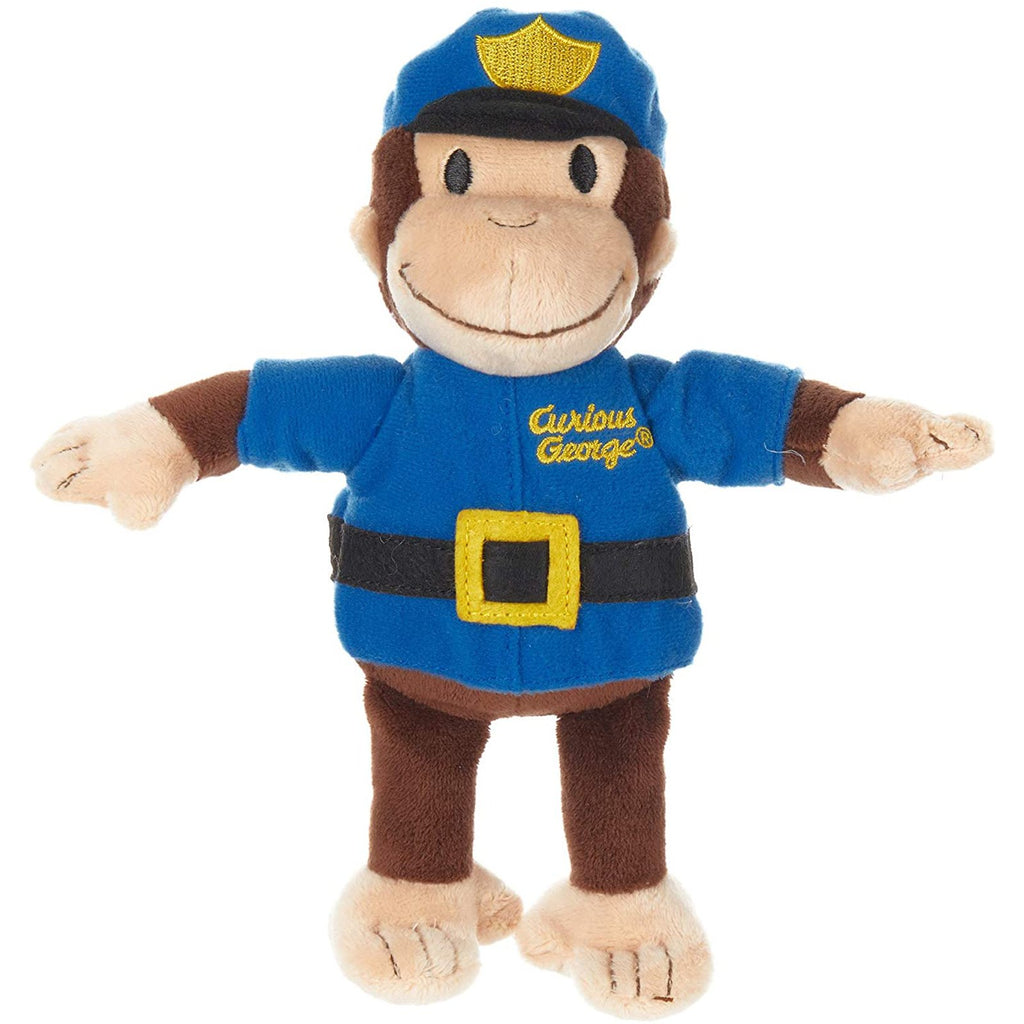 Curious George Policeman 8 Inch Plush Jingler Figure