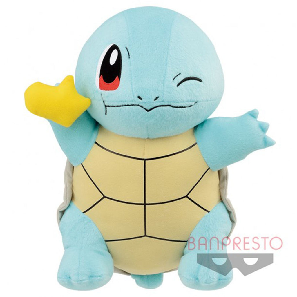 Banpresto Pokemon Mumbling Time Squirtle Winking 12 Inch Plush Figure