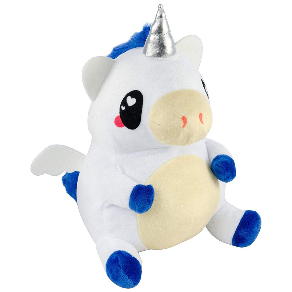 Glitter Galaxy Blue Hair Unicorn 10 Inch Plush