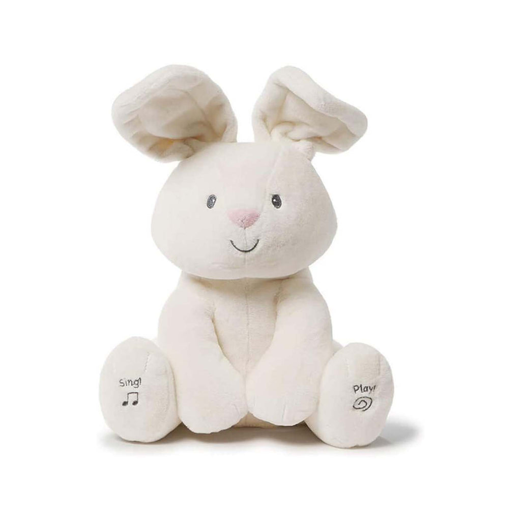 Gund Baby Flora Bunny Cream 12 Inch Animated Plush