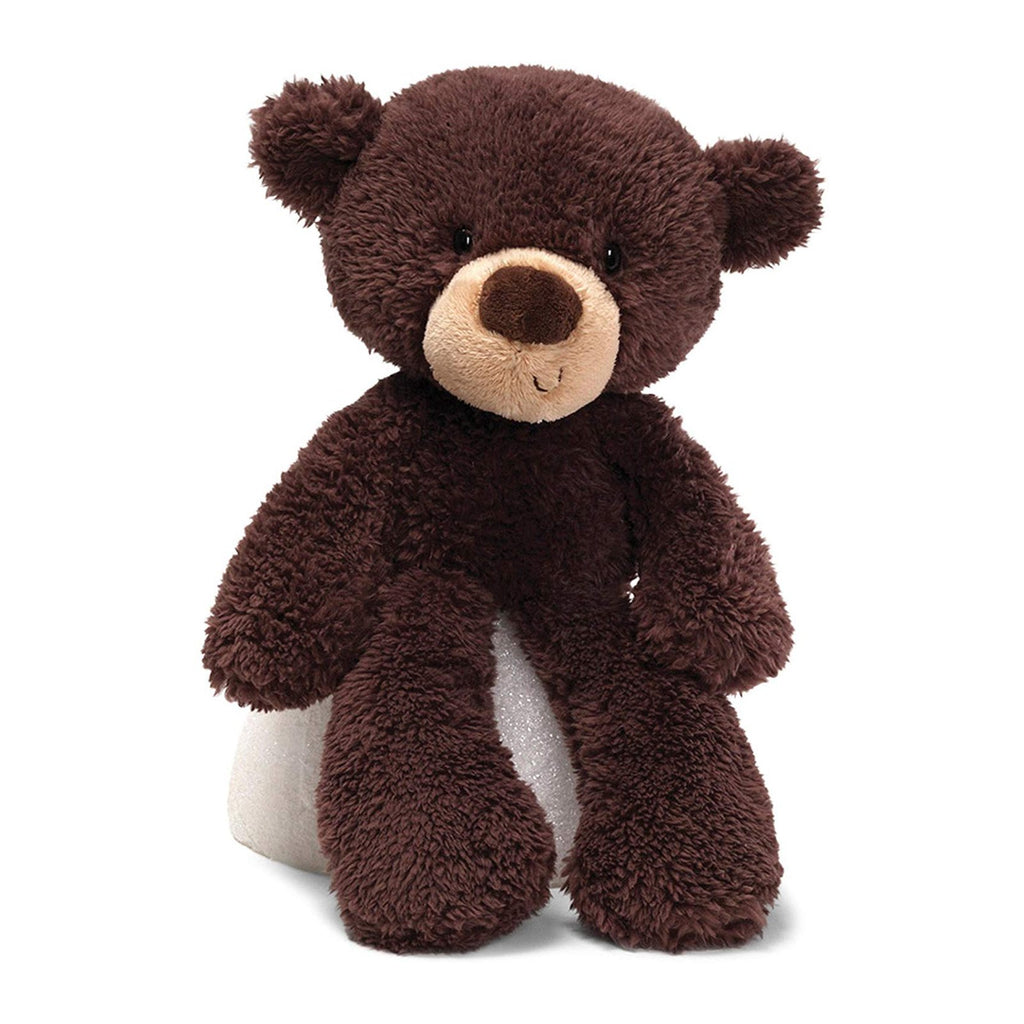 Gund Fuzzy Teddy Bear Chocolate Brown 13 Inch Plush Figure - Radar Toys