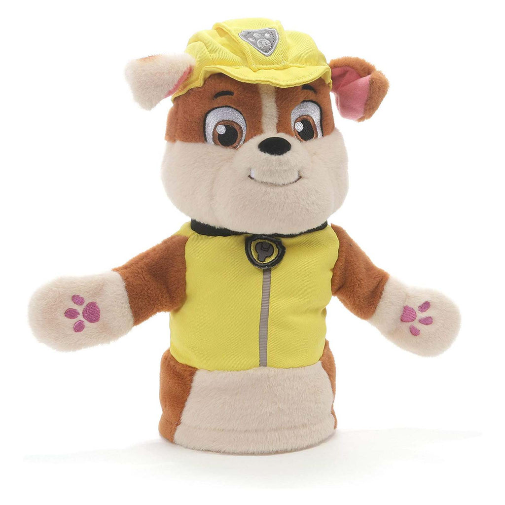 Gund Paw Patrol Rubble Plush Hand Puppet