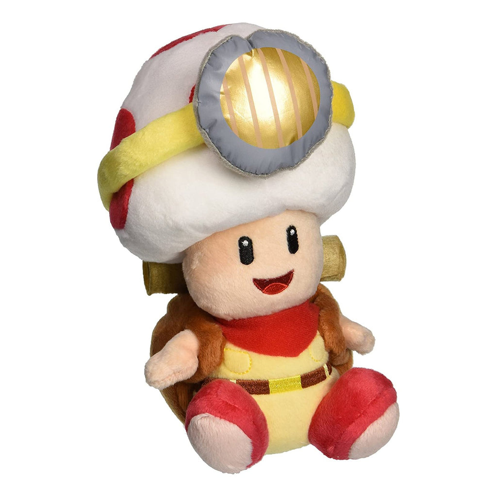 Little Buddy Captain Toad Sitting 7 Inch Plush Figure - Radar Toys