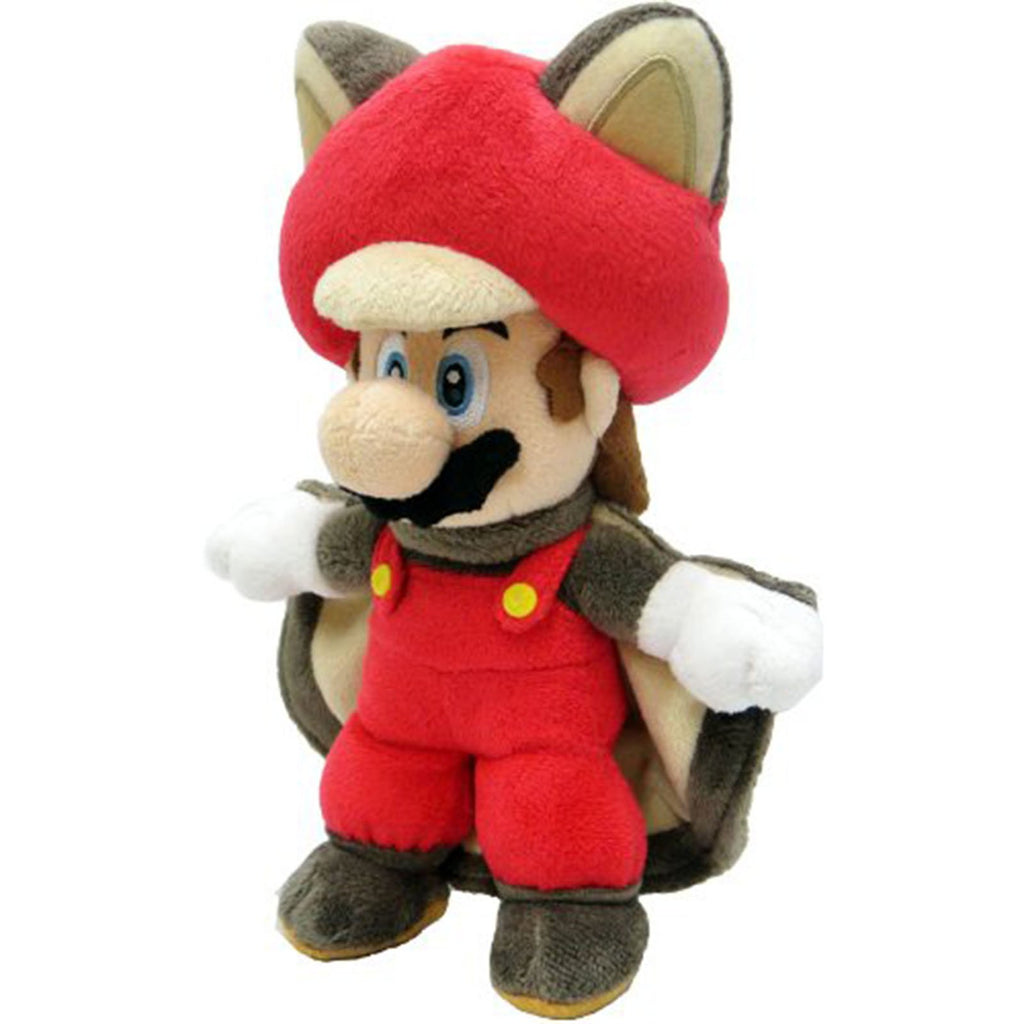 Little Buddy Super Mario Flying Squirrel Mario 9 Inch Plush