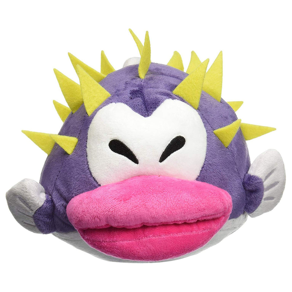 Little Buddy Super Mario Porcupuffer 7 Inch Plush