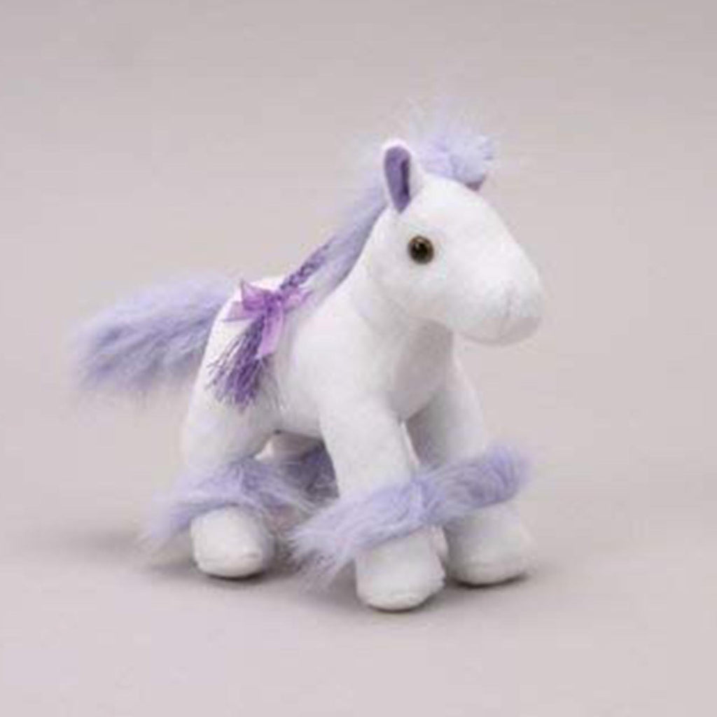 Unipak Gibbles Horse Purple Hair 7 Inch Animal Plush