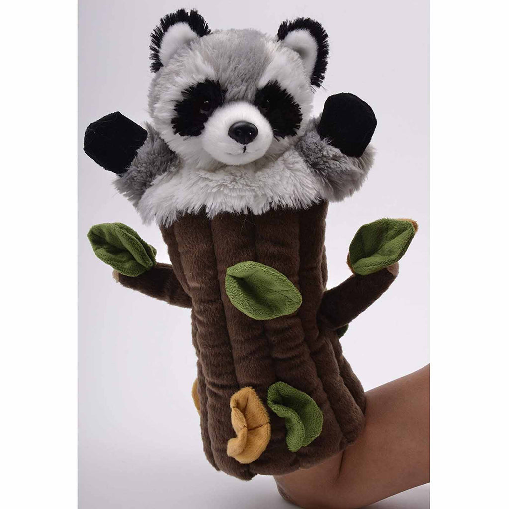 Unipak In N Out Hand Puppet Raccoon 13 Inch Animal Plush