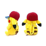 Pokemon Pikachu With Ash Hat 10 Inch Plush Figure - Radar Toys