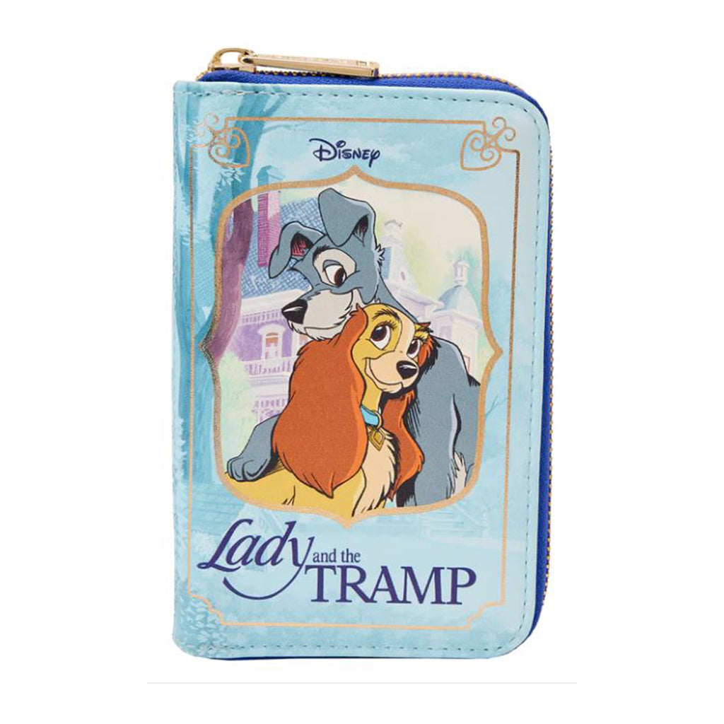 Loungefly Disney Lady And The Tramp Classic Book Zip Around Wallet