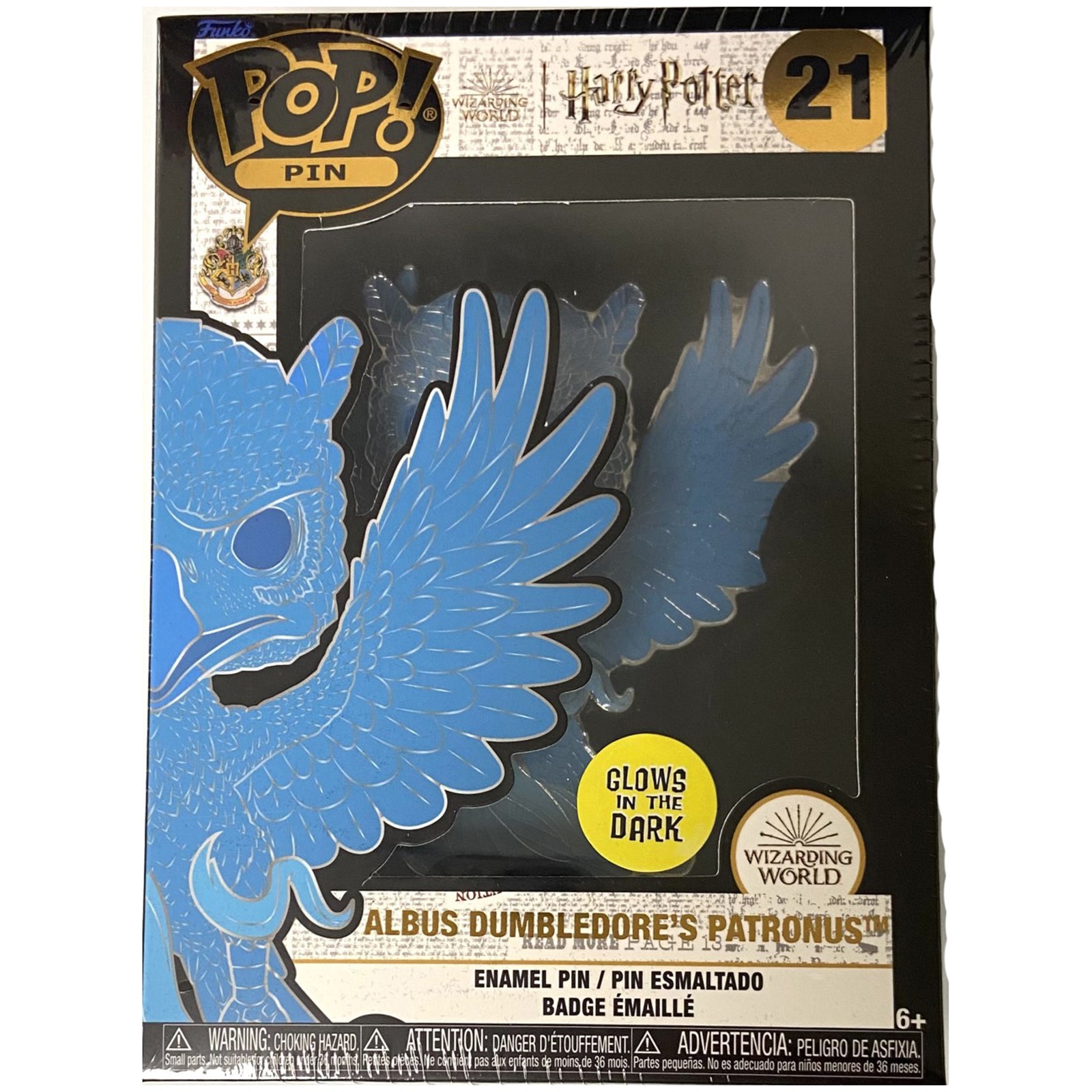 Funko Harry Potter POP Albus Dumbledore's Patronus Pin| Radar Toys