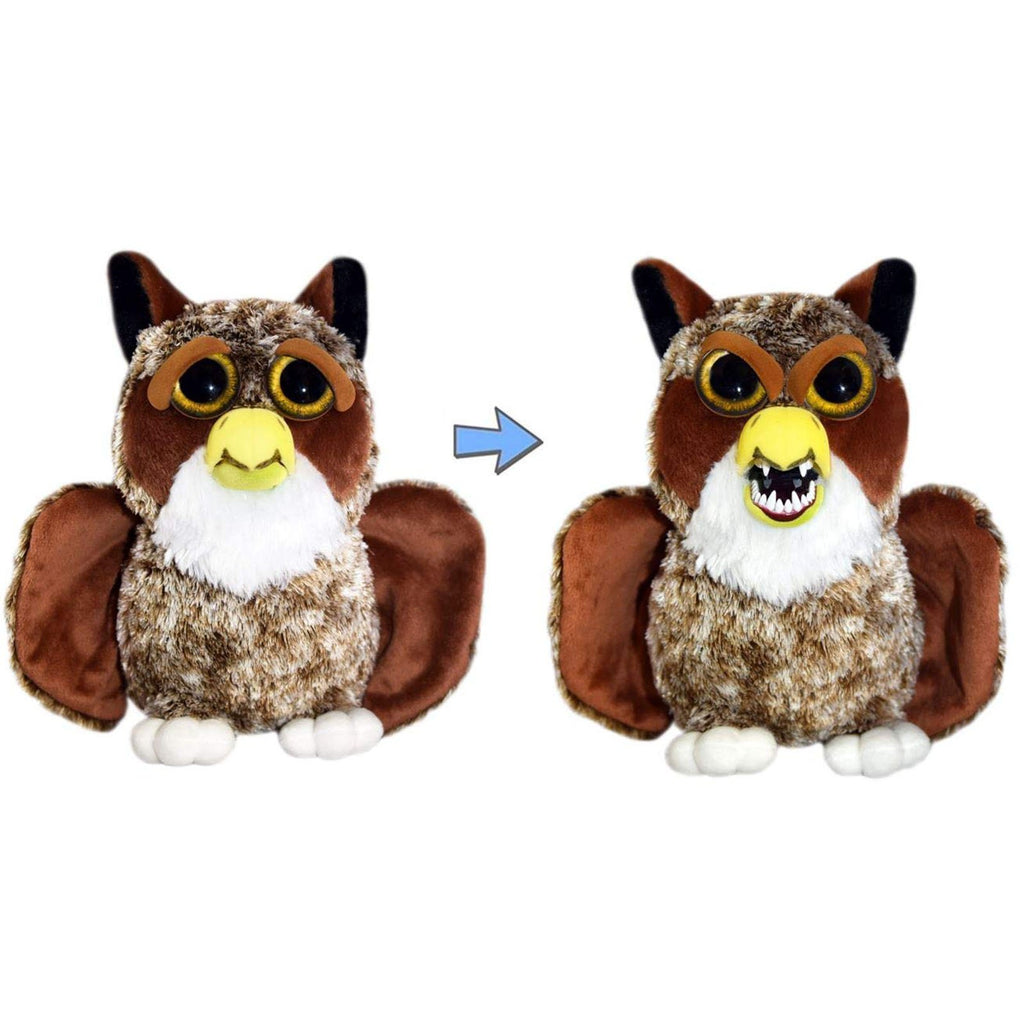Feisty Pets Dastardly Daniel Great Horned Owl Plush Figure - Radar Toys