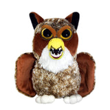 Feisty Pets Dastardly Daniel Great Horned Owl Plush Figure - Radar Toys