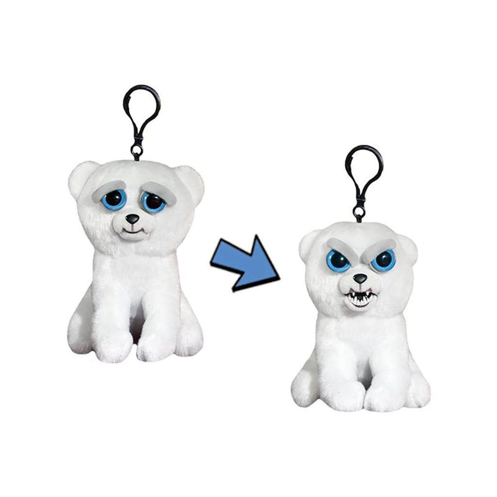 Feisty Pets Karl The Snarl Polar Bear Mini Plush Figure