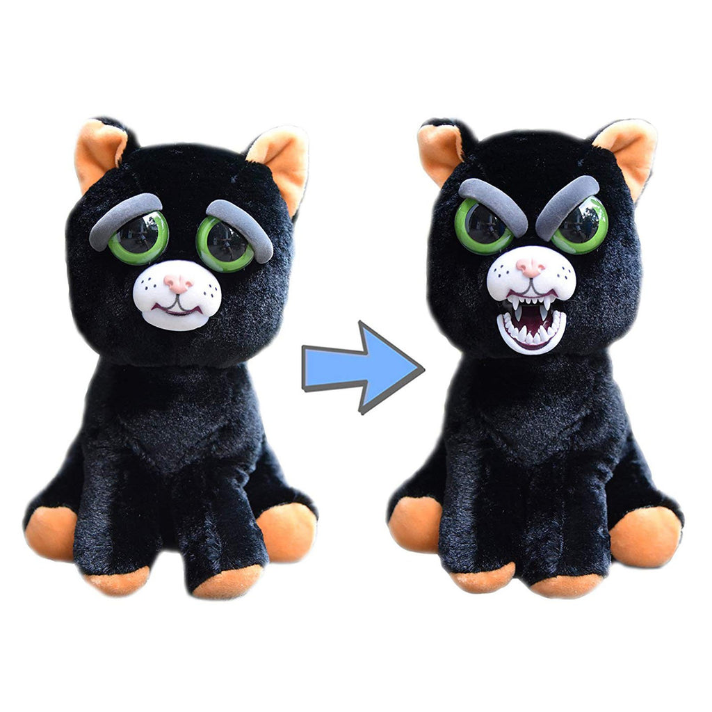 Feisty Pets Katy Cobwebs Black Cat Plush Figure