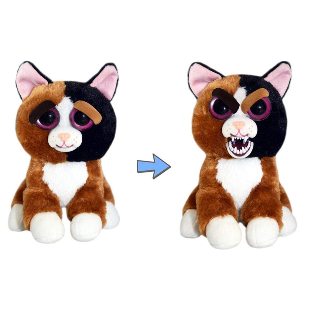 Feisty Pets Mary Monstertruck Calico Cat Growling Plush Figure