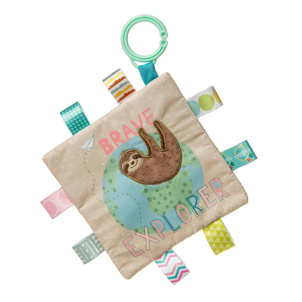Mary Meyer Taggies Crinkle Me Brave Explorer Sloth