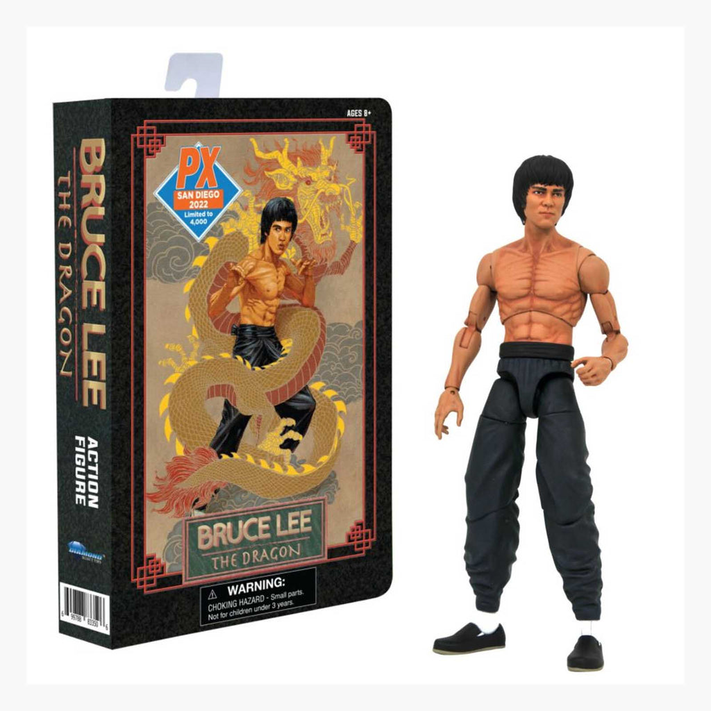 Diamond Select The Dragon SDCC VHS Bruce Lee Action Figure