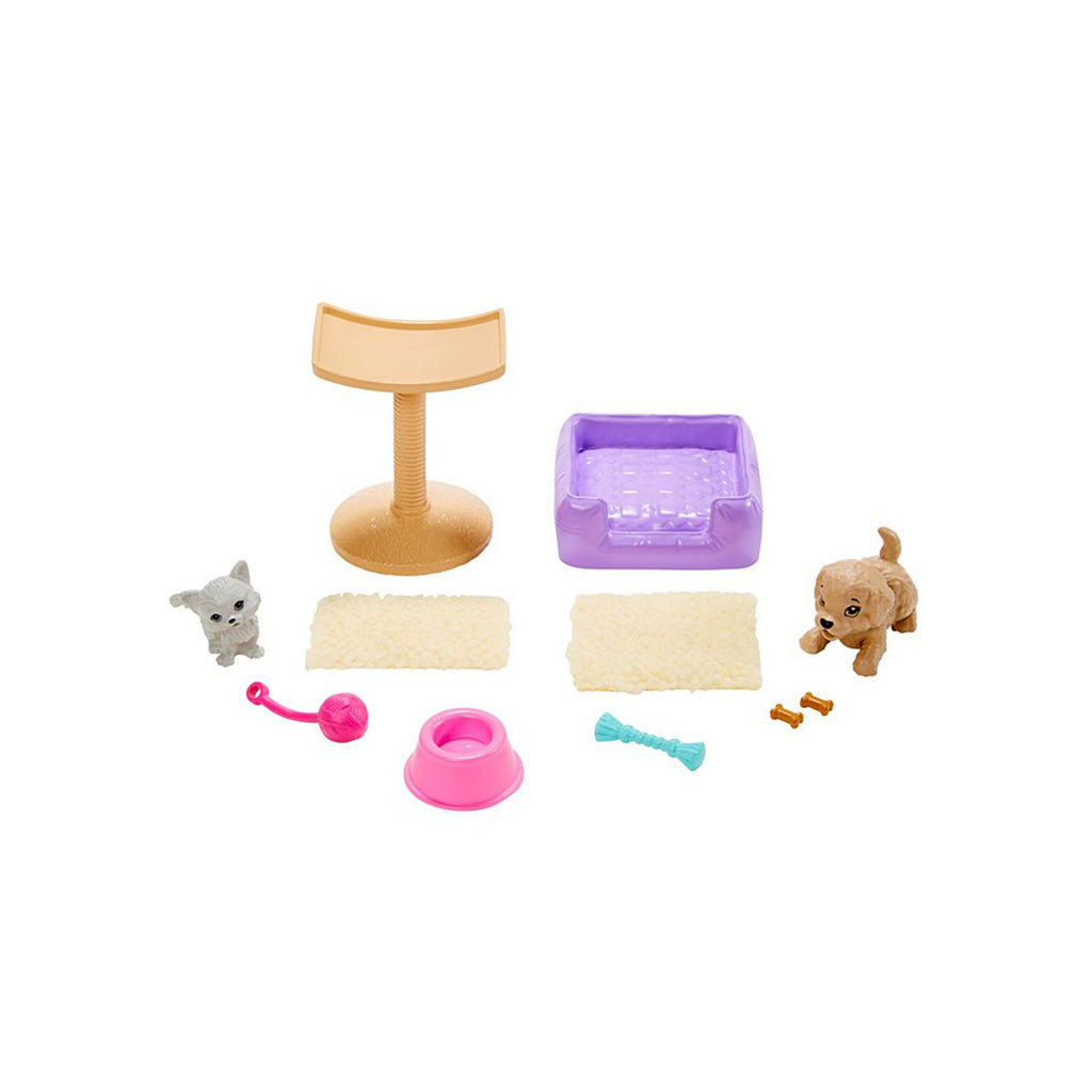 Barbie Pet Dog And Cat Accessory Set