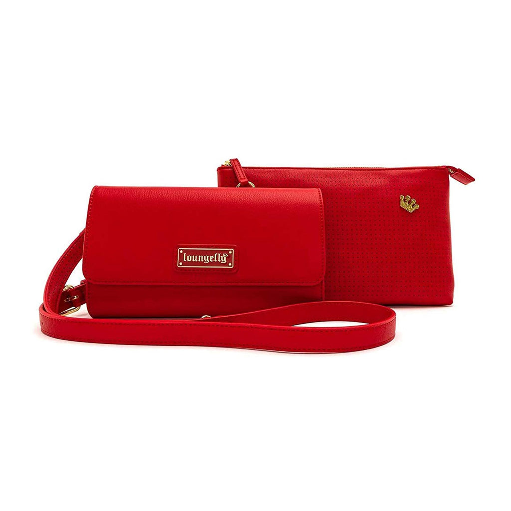Loungefly Red Pin Trader Crossbody Bag Purse