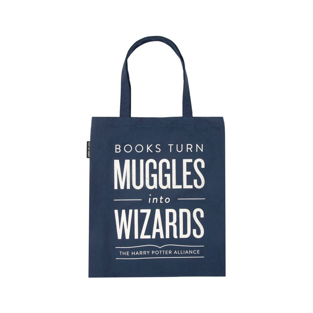 Books Turn Muggles Into Wizards Tote Bag