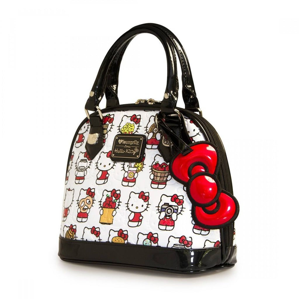 Hello Kitty Multi Kitty Embossed Mini Dome Bag