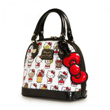 Hello Kitty Multi Kitty Embossed Mini Dome Bag - Radar Toys