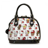 Hello Kitty Multi Kitty Embossed Mini Dome Bag - Radar Toys