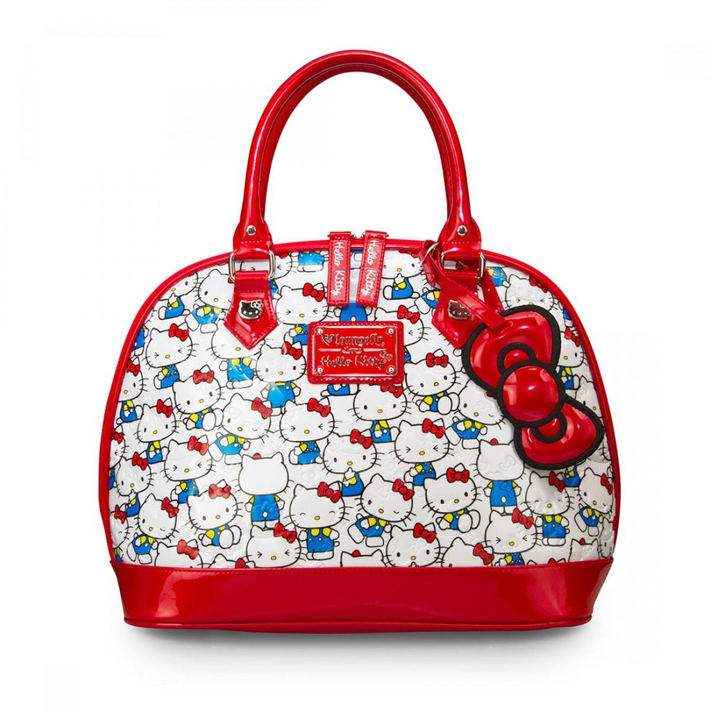 Hello Kitty Vintage Print Patent Purse Embossed Bag