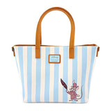 Loungefly Disney Dumbo Blue Stripe Tote Bag Purse - Radar Toys