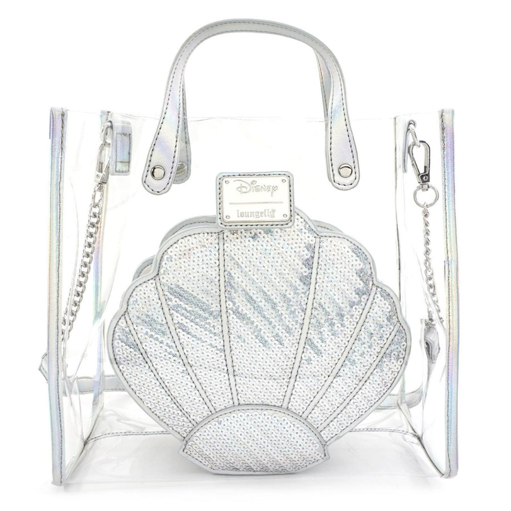 Loungefly Disney Little Mermaid 30th Anniversary Crossbody And Clutch Purse Set - Radar Toys