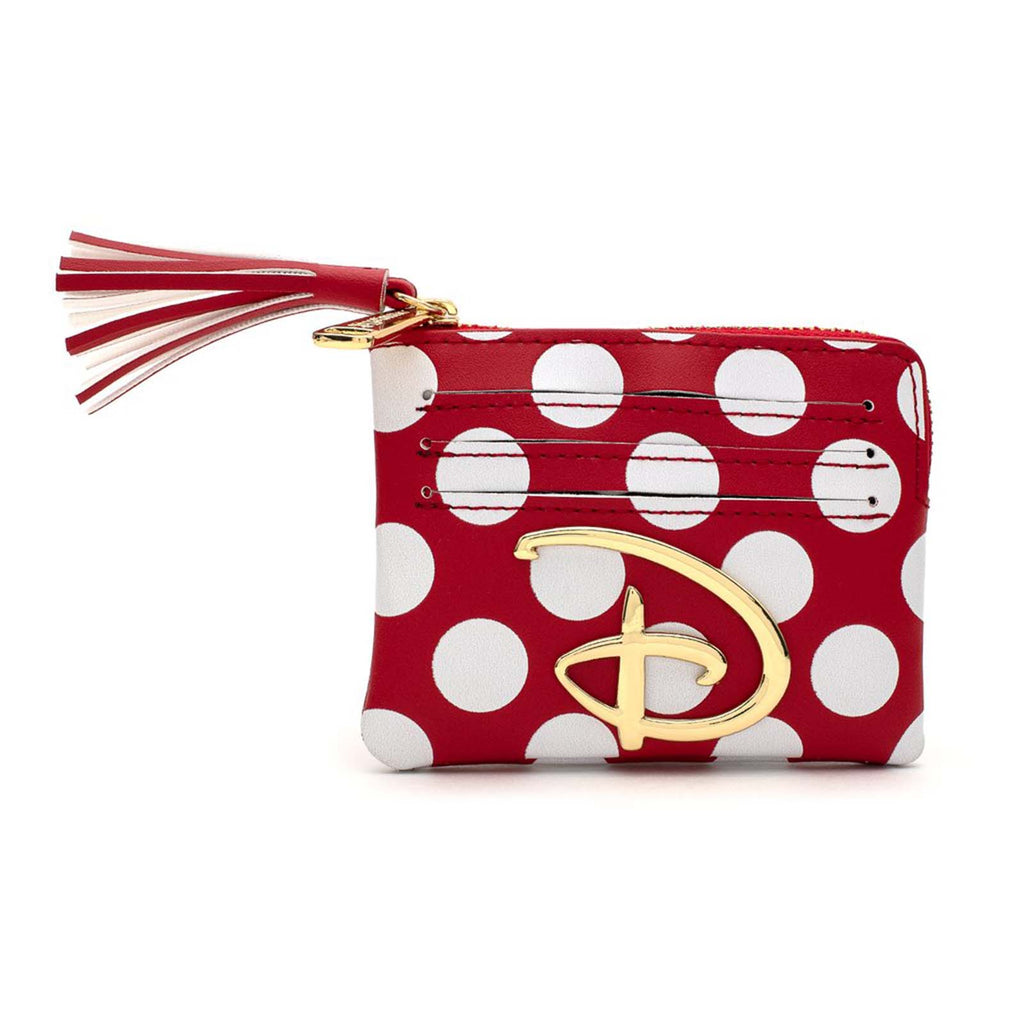 Loungefly Disney Logo Polka Dot Cardholder ID Wallet