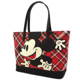 Loungefly Disney Mickey Mouse Plaid Tote Bag Purse - Radar Toys