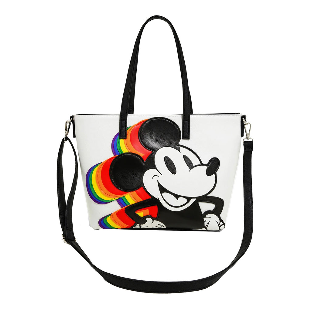Loungefly Disney Mickey Mouse Rainbow Handbag Purse