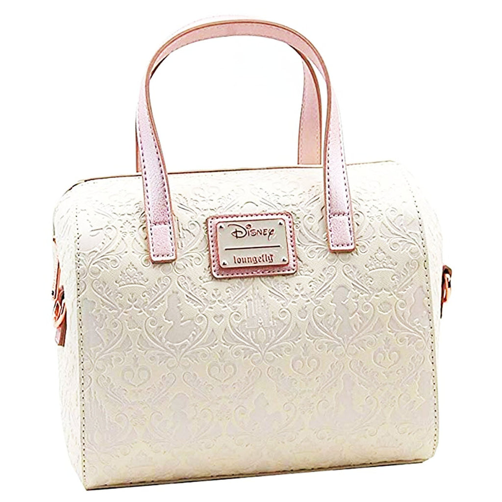 Loungefly Disney Princess Damask Debossed Duffle Bag Purse