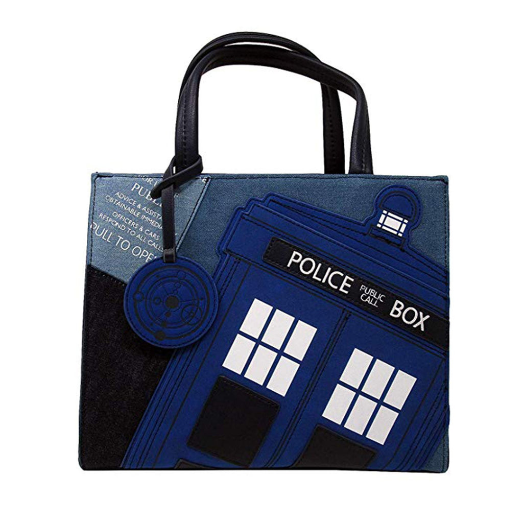 Loungefly Doctor Who Denim Purse Bag