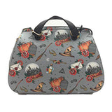Loungefly Harry Potter Relics Tattoo All Over Print Crossbody Bag Purse - Radar Toys