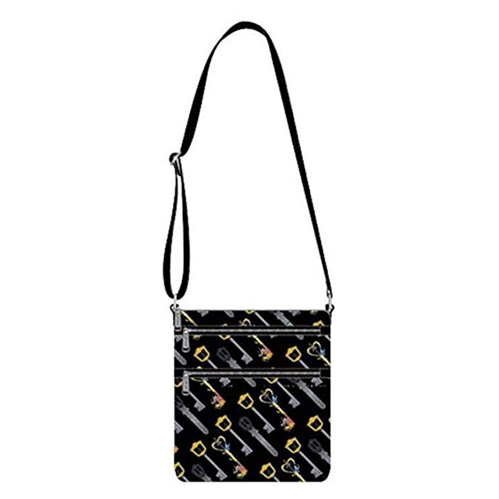 Loungefly Kingdom Hearts Keys All Over Print Nylon Passport Bag Purse