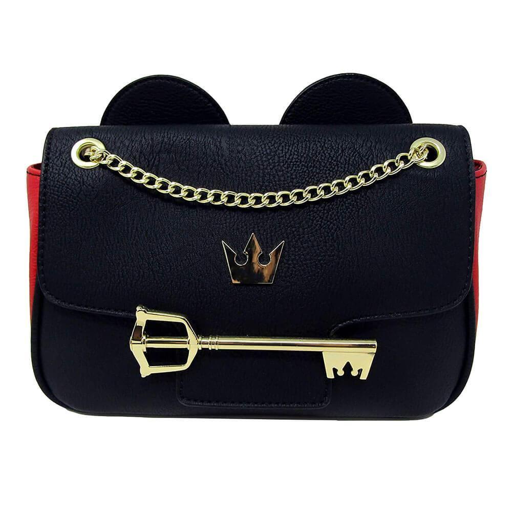 Loungefly Kingdom Hearts Mickey Keyblade Crossbody Bag Purse